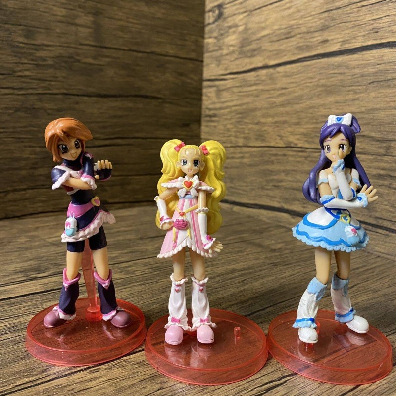 Model Figure Base - 프리큐어 애니메이션 피규어 세트 마법소녀 PVC