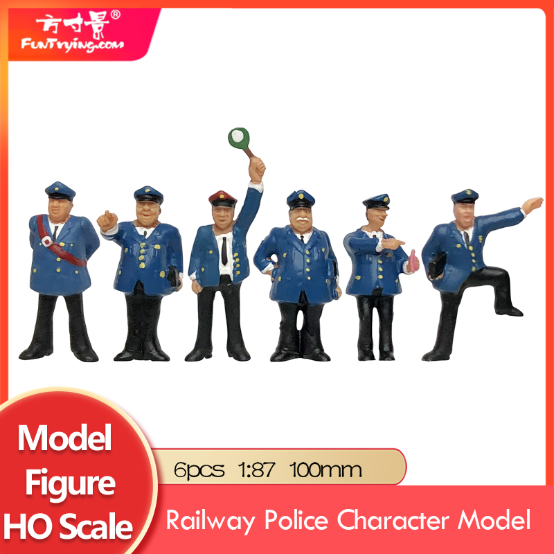 Model Kit Train - 1/87 호 스케일 모델 피규어 세트,