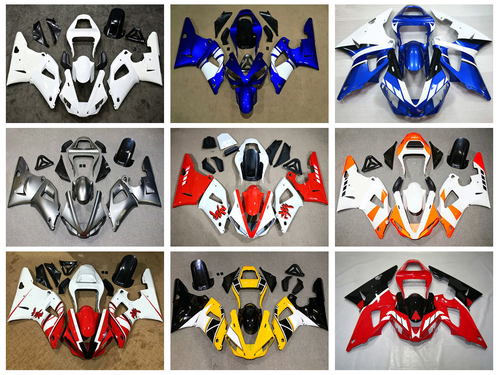 Model Kit Yamaha R1 - 4개의 새로운 ABS 페어링 키트 -