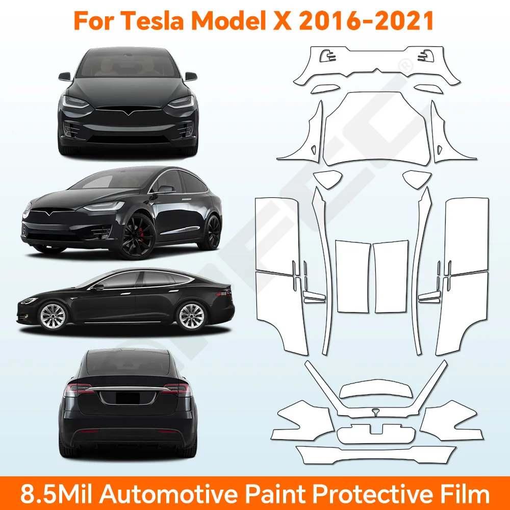 Logo Model Kit - 테슬라 모델 X 2016-2021 용 TPU