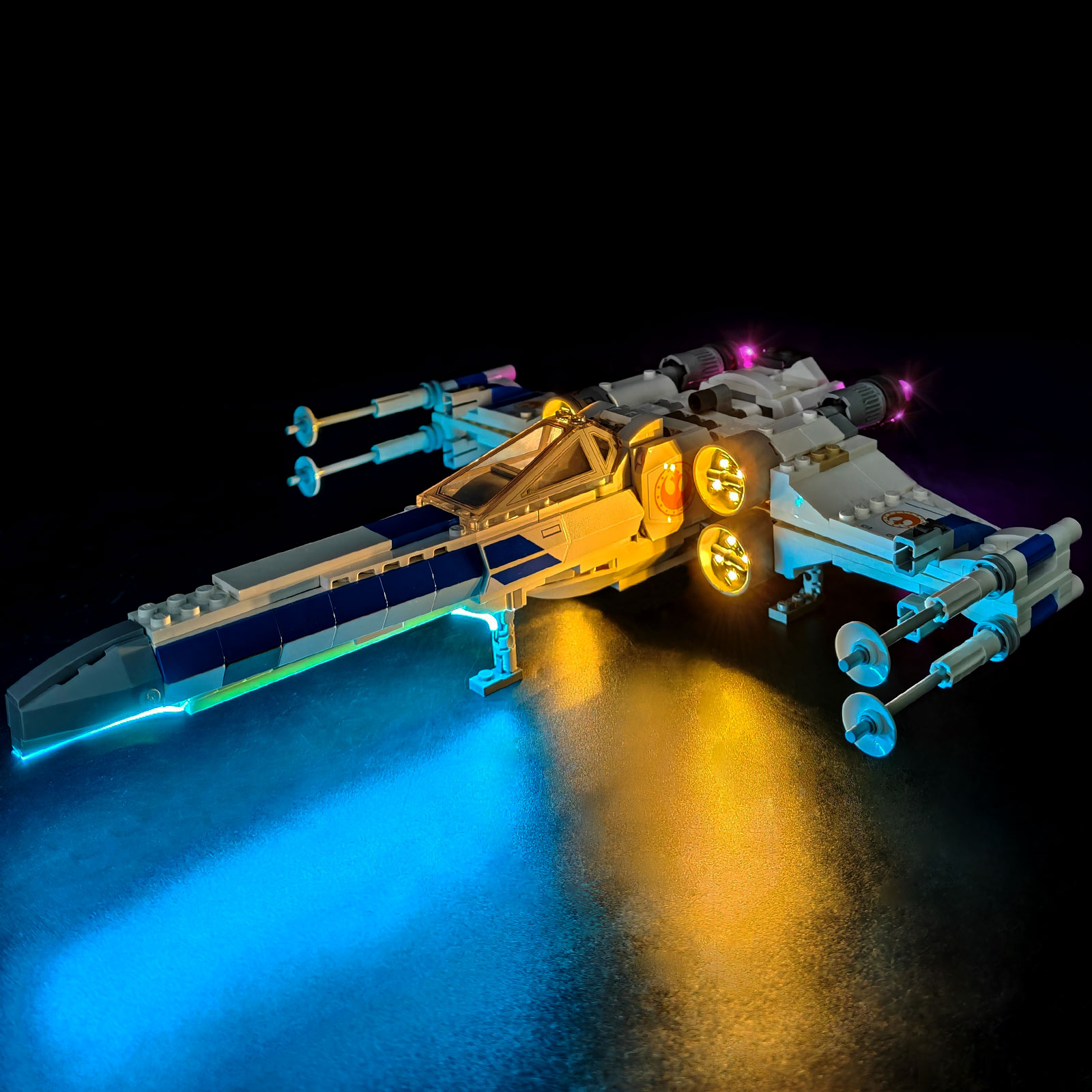 Model Kit X Wing - LYBMTWF LED 조명 키트는 레고 75460