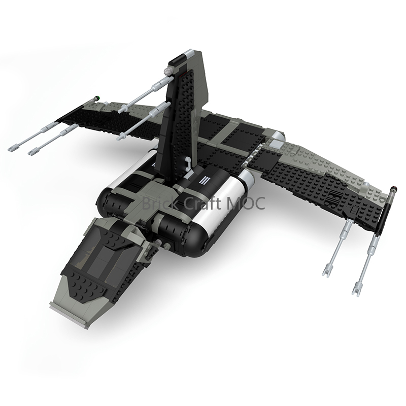 Model Kit X Wing - MOC SF 인페르누마 스타일 전투기 조립