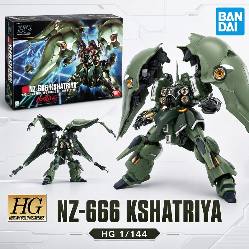Model Kit X Wing - 오리지널 반다이 HGUC Kshatriya NZ 666