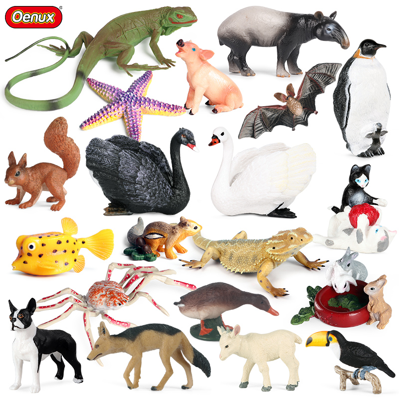 Model Kit Lizard - Oenux 농장 야생 모델 시뮬레이션 도마뱀