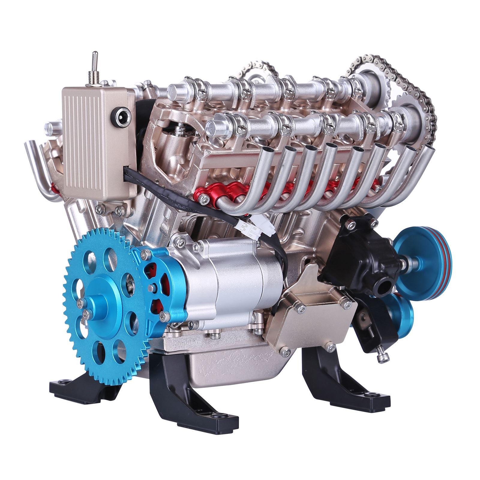 Model Kit V8 Engine - 500 + Pcs DIY V8 엔진