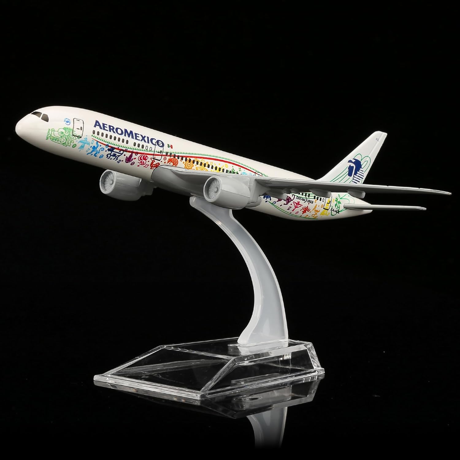 Model Kit Plane - 16cm 장난감 비행기 모델 에어로멕시코 B787