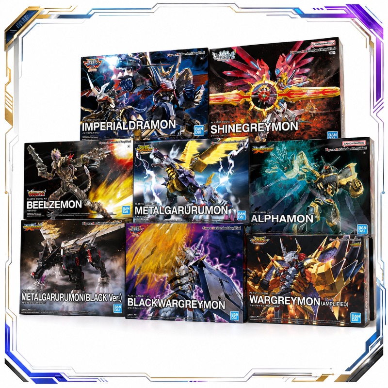 Model Kit Imperialdramon - 반다이 오리지널 디지몬 피규어 라이즈 스탠다드