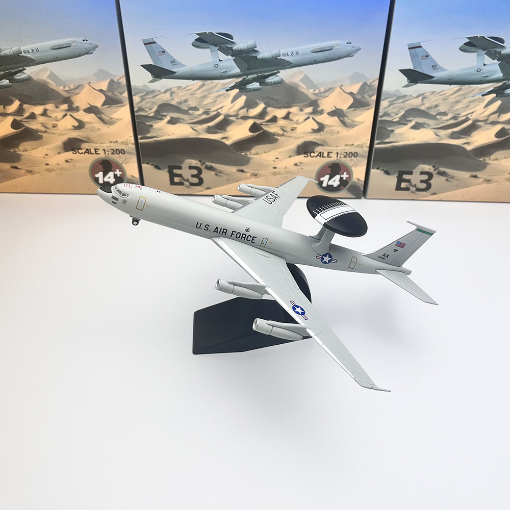 Model Kit Plane - 1/200 스케일 E3 비행기 다이캐스트 완성형