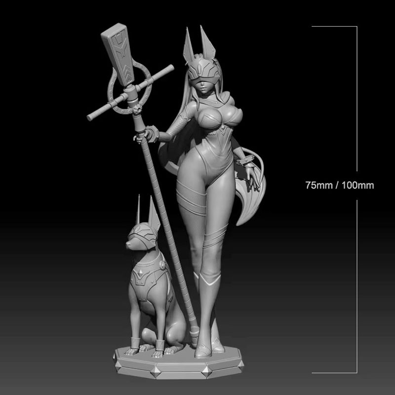 Model Kit Anubis - 1/24 1/18 수지 모델 키트 아누비스