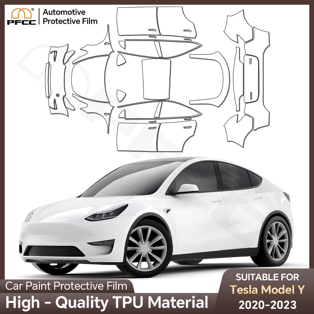 Logo Model Kit - Tesla Model Y 용 프리 컷