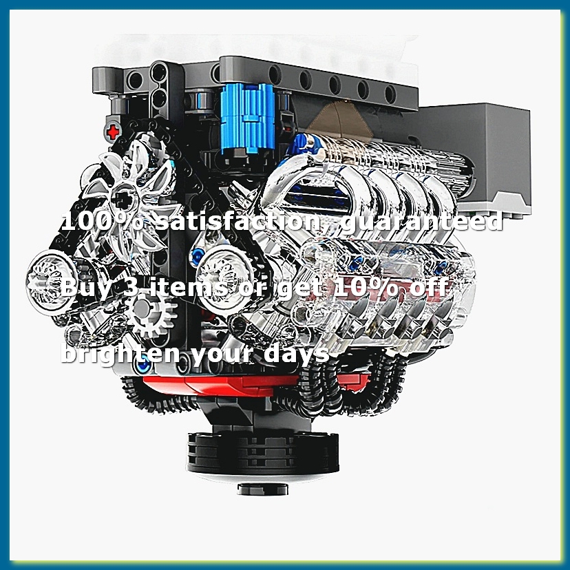 Model Kit V8 Engine - 미니 V8 엔진 키트 작동 시뮬레이션,