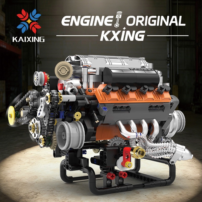 K96215 767PCS V8 엔진 모델 빌딩 블록 모 - Model Kit V8 Engine 리뷰 및 가격