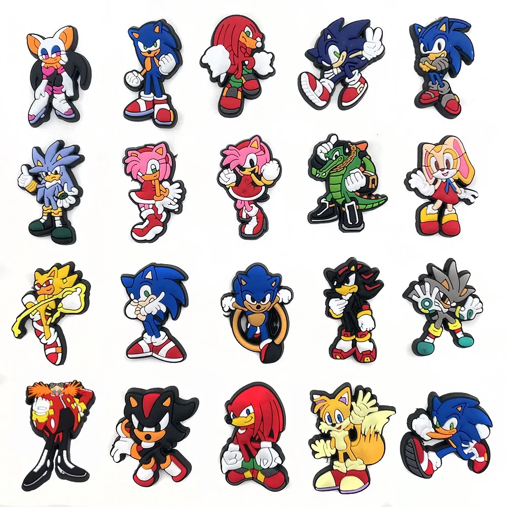 20개/세트 게임 만화 고슴도치 홀 슈즈 신발 꽃 장난 - Model Kit Sonic 리뷰 및 가격