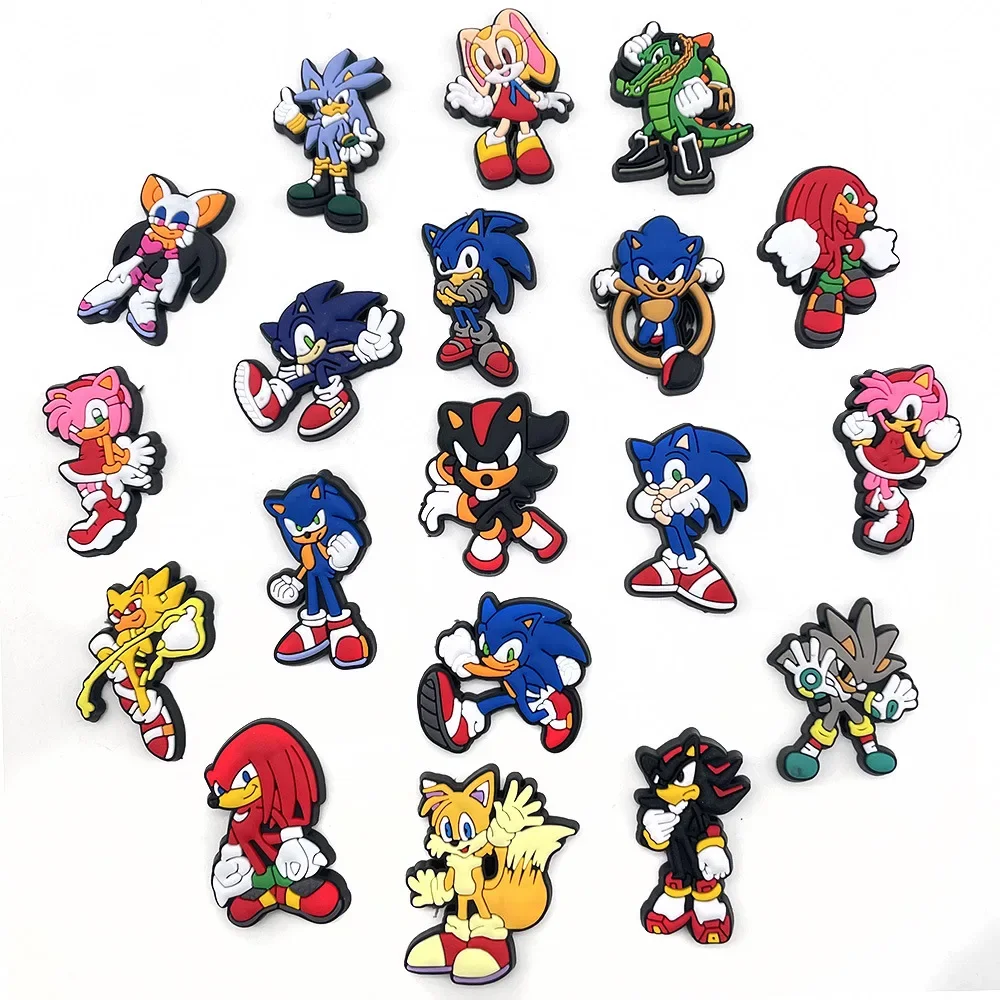 20개/세트 게임 만화 고슴도치 홀 슈즈 신발 꽃 장난 - Model Kit Sonic 리뷰 및 가격