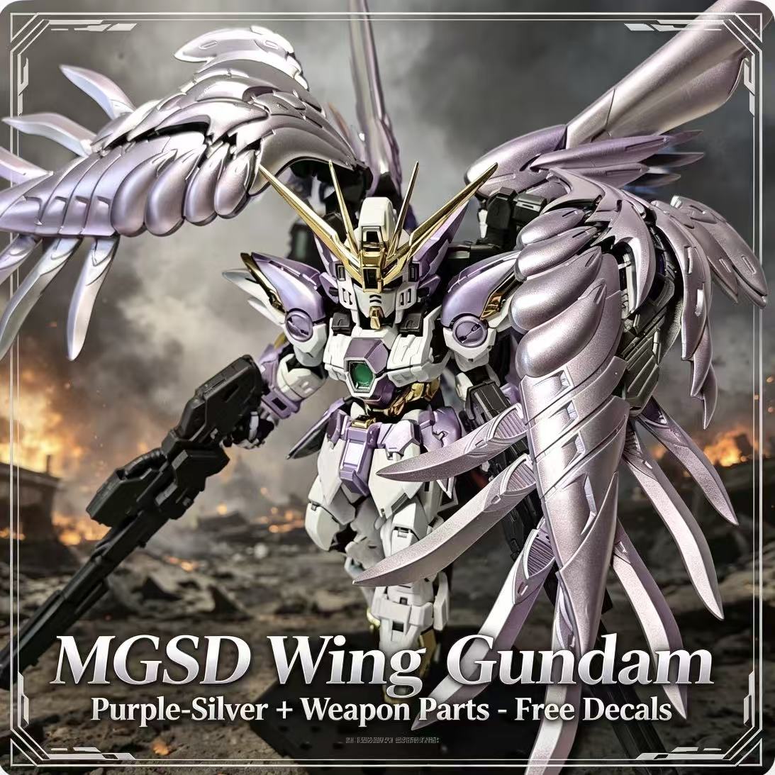모델 Mgsd 윙 퍼플 실버 Xxxg-00ysw 조립  - Model Kit Wing Zero 리뷰 및 가격