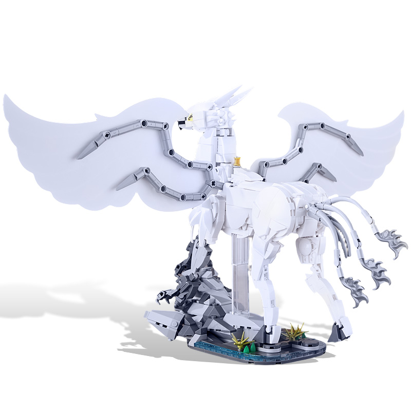창의적인 MOC 698개 매직 월드 히프로그리프 모델  - Model Kit Anubis 리뷰 및 가격