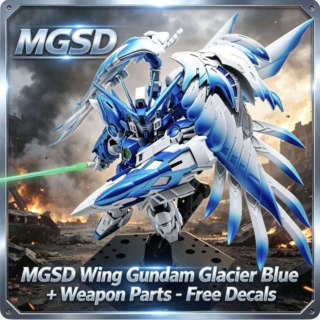 MGSD XXXG-00W0 윙 제로 EW 아이스 블루  - Model Kit Wing Zero 리뷰 및 가격