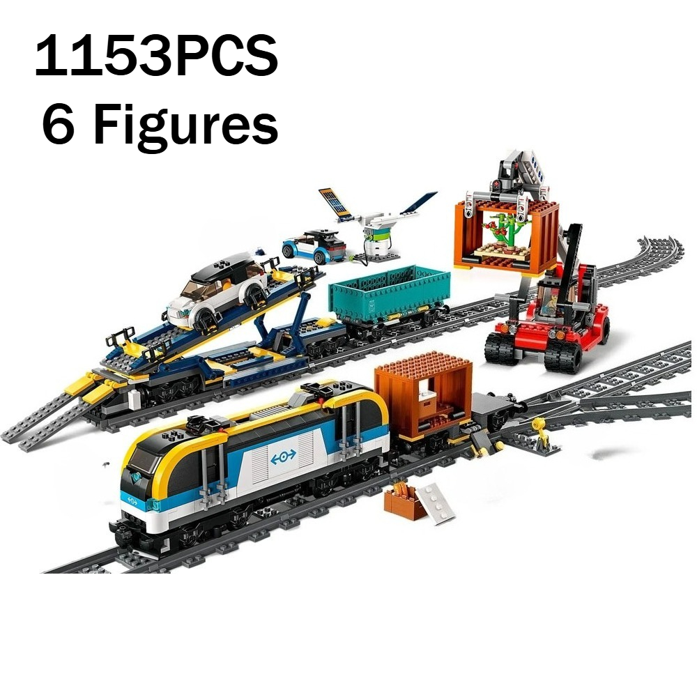 1153PCS 도시 화물열차 철도 빌딩 블록 모터 모듈 - Model Kit Train 리뷰 및 가격