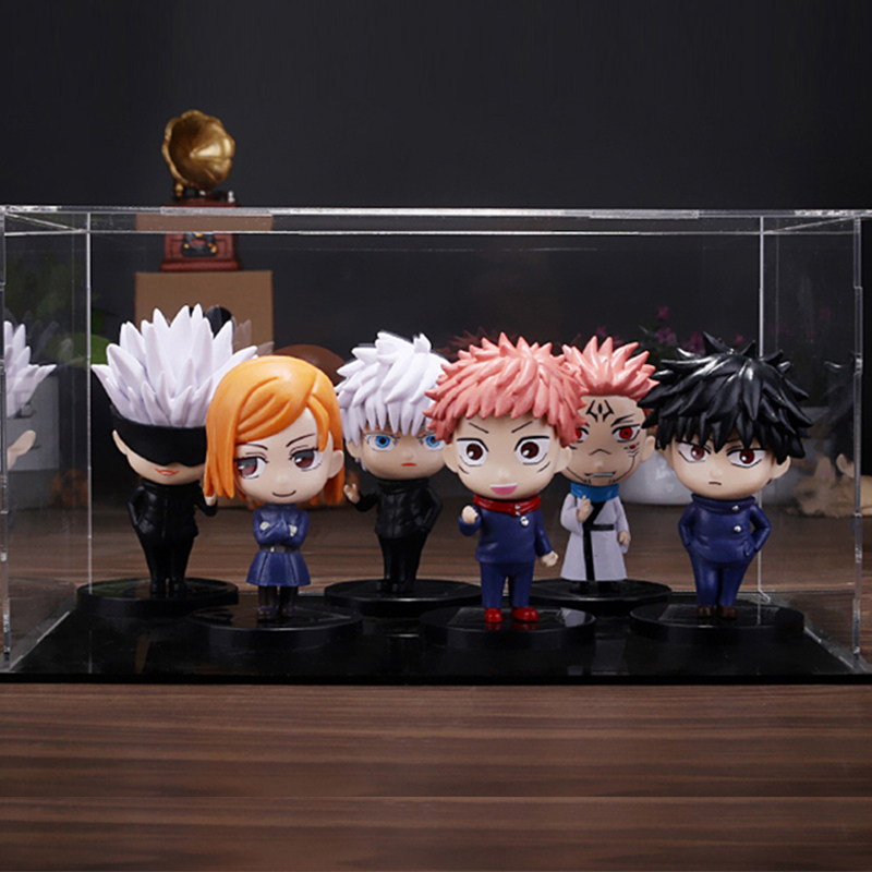 6개/세트 주술회전 애니메이션 피규어 고죠 사토루 유지 - Model Kit Jujutsu Kaisen 리뷰 및 가격