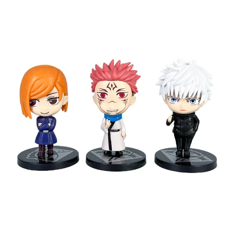 6개/세트 주술회전 애니메이션 피규어 고죠 사토루 유지 - Model Kit Jujutsu Kaisen 리뷰 및 가격