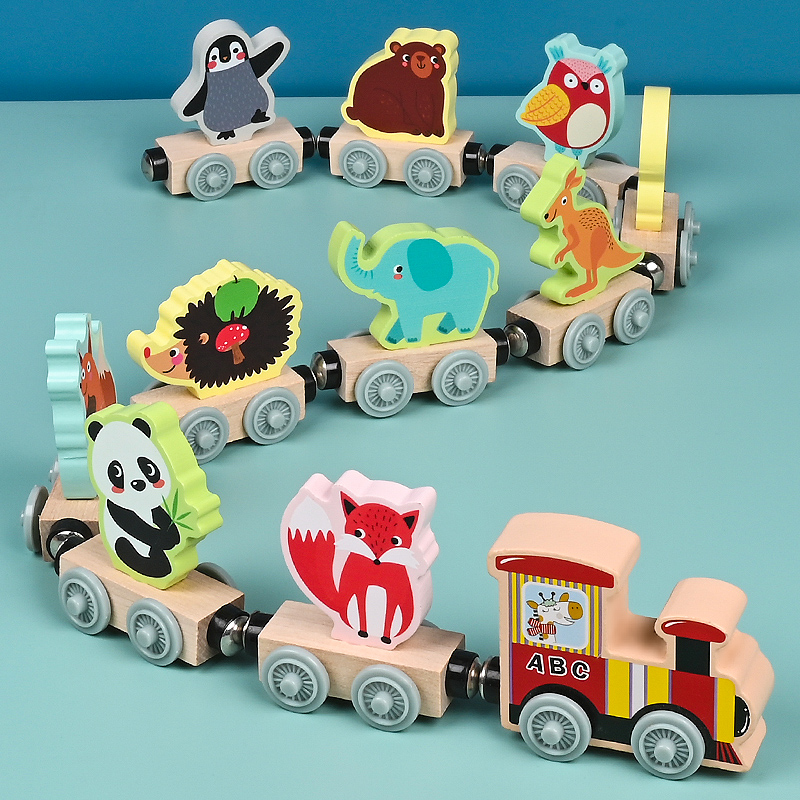 자기 나무 작은 기차 장난감 어린이 퍼즐 자기 건물 조 - Model Kit Train 리뷰 및 가격