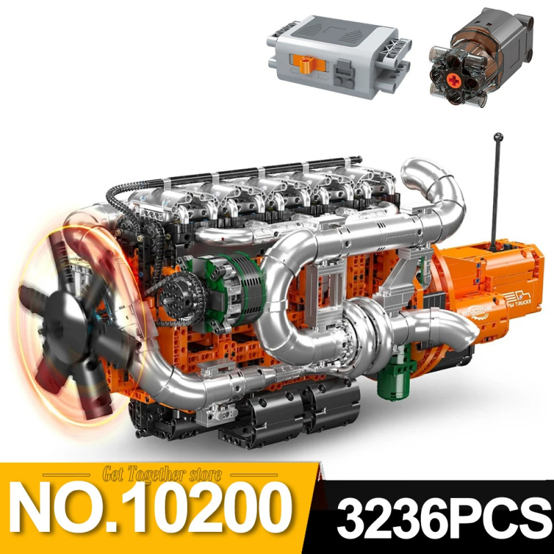몰드 킹 10200 V8 트윈 터보 트럭 엔진 모델 키 - Model Kit V8 Engine 리뷰 및 가격