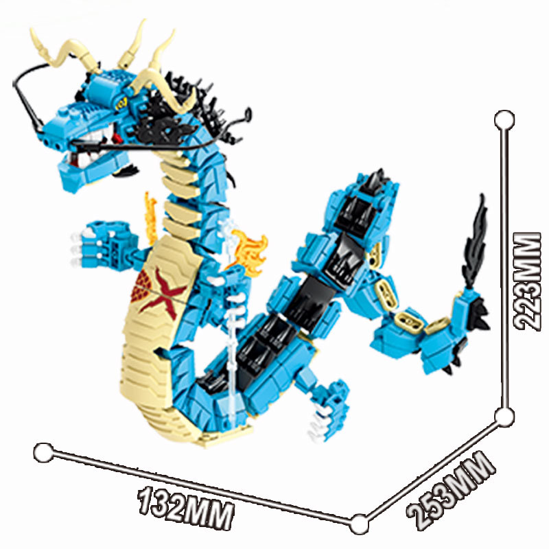 8in1 원피스 빌딩 블록 블루 드래곤 카이도 DIY  - Model Kit Instructions 리뷰 및 가격