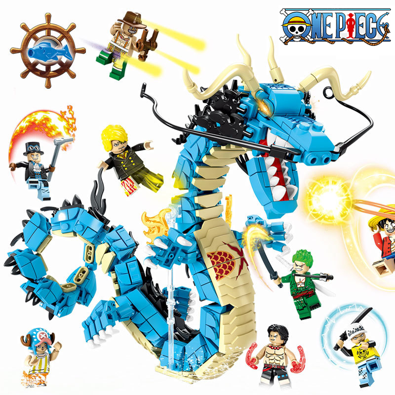 8in1 원피스 빌딩 블록 블루 드래곤 카이도 DIY  - Model Kit Instructions 리뷰 및 가격