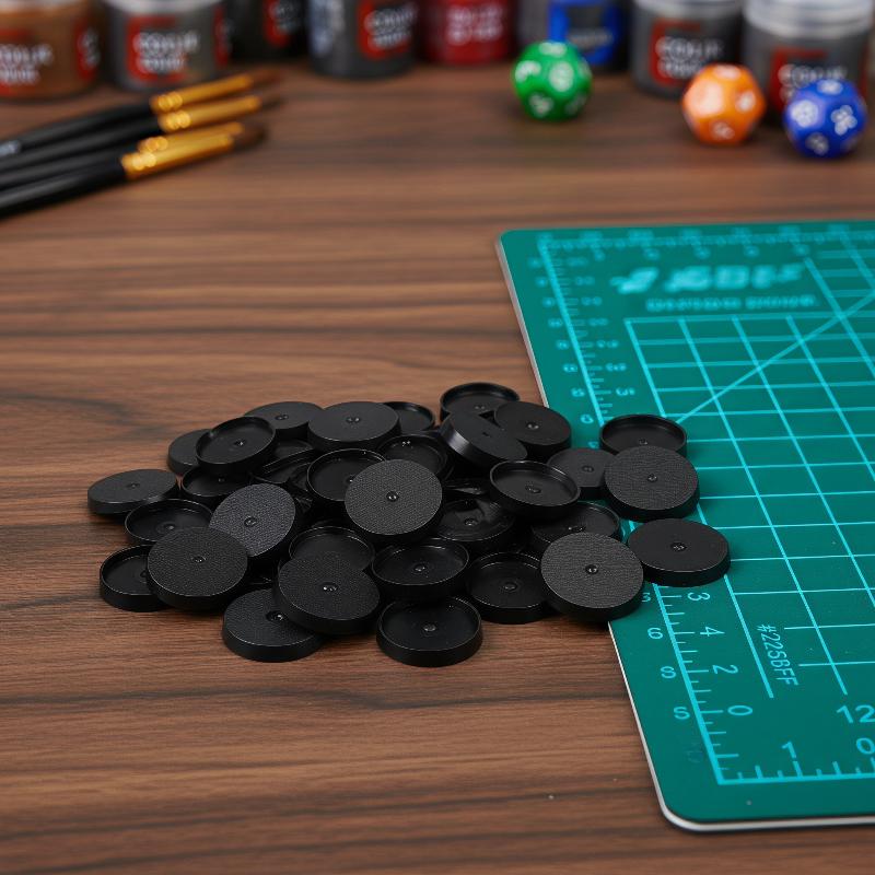 20Pcs 40mm 라운드 워 게임 미니어처 베이스 블 - Model Figure Base 리뷰 및 가격