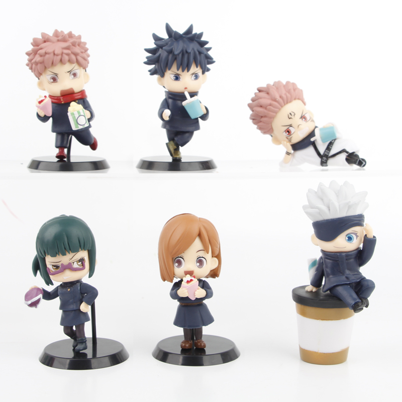 6 개/대 애니메이션 Jujutsu Kaisen 그림  - Model Kit Jujutsu Kaisen 리뷰 및 가격
