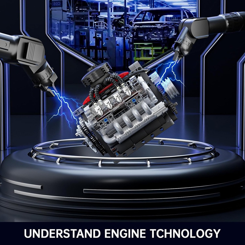 미니 V8 엔진 키트 작동 시뮬레이션, 청소년 물리 과 - Model Kit V8 Engine 리뷰 및 가격