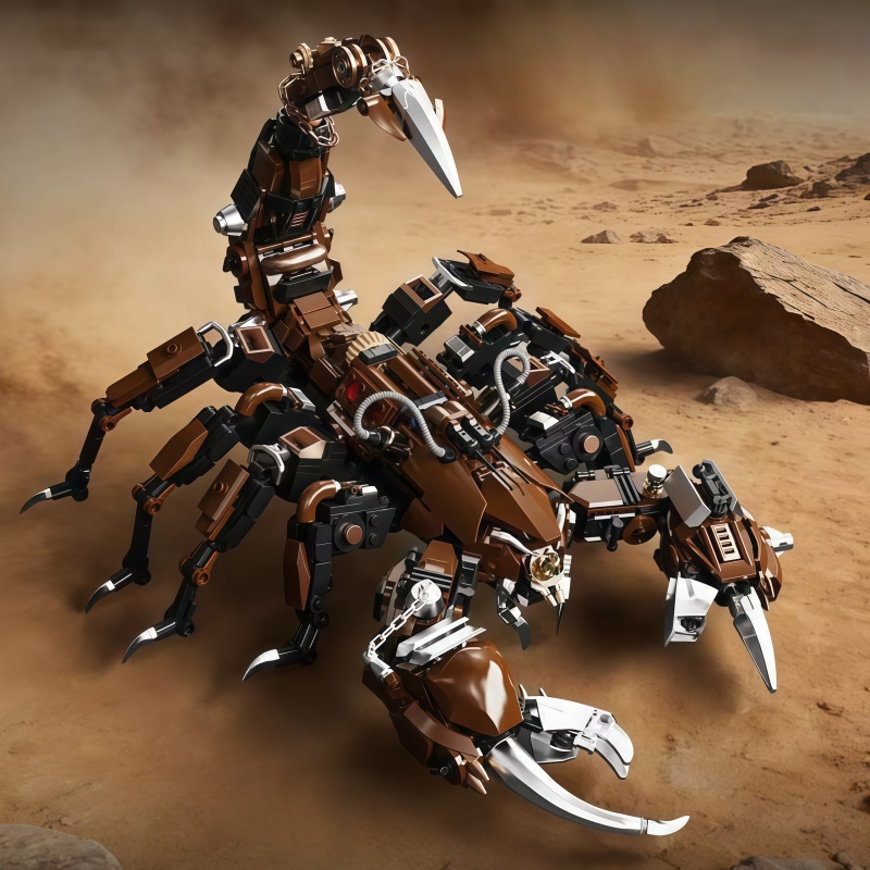 기계식 전갈 빌딩 블록 세트, 1074개 조립식 생물  - Model Kit Anubis 리뷰 및 가격