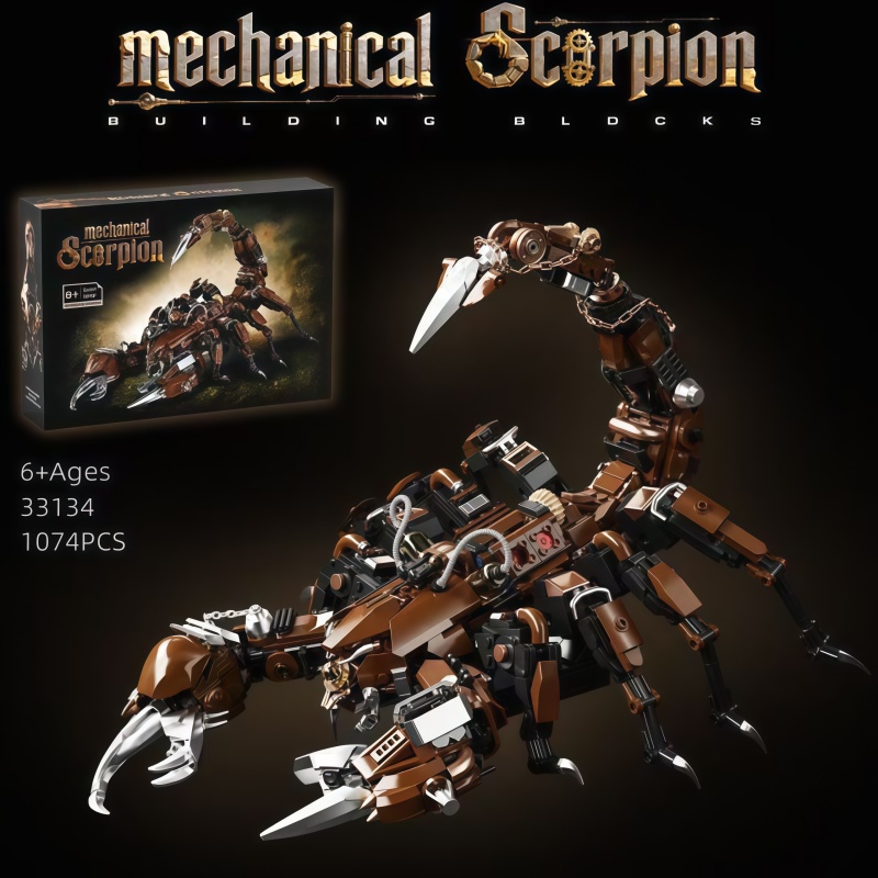 기계식 전갈 빌딩 블록 세트, 1074개 조립식 생물  - Model Kit Anubis 리뷰 및 가격