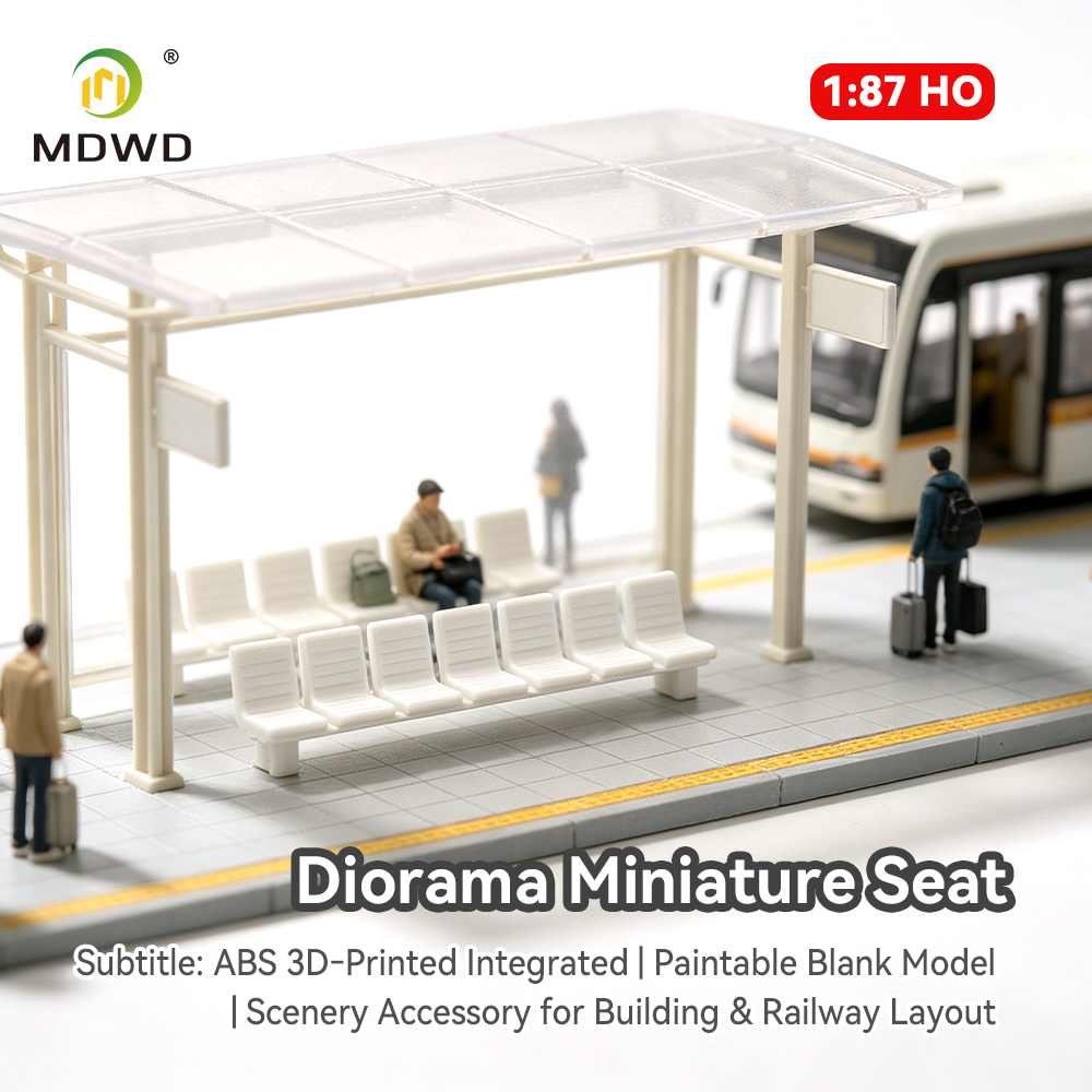 HO 스케일 1:87 공공 벤치 모형 - 흰색 ABS  - Model Kit Train 리뷰 및 가격