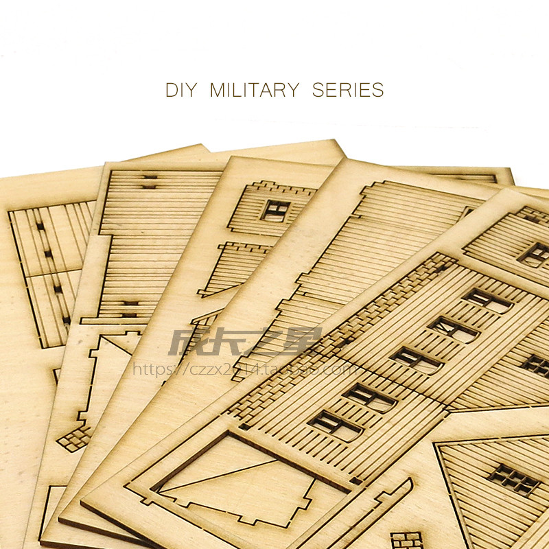 1/72 목조 조립식 주택 유럽 건축 로우 하우스 상점 - Model Kit Instructions 리뷰 및 가격