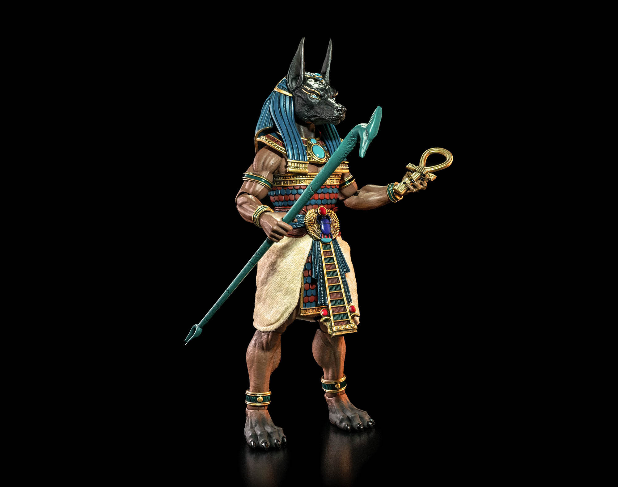 네 명의 기사 토이 디자인 아누비스 블랙 앤 블루 버전 - Model Kit Anubis 리뷰 및 가격
