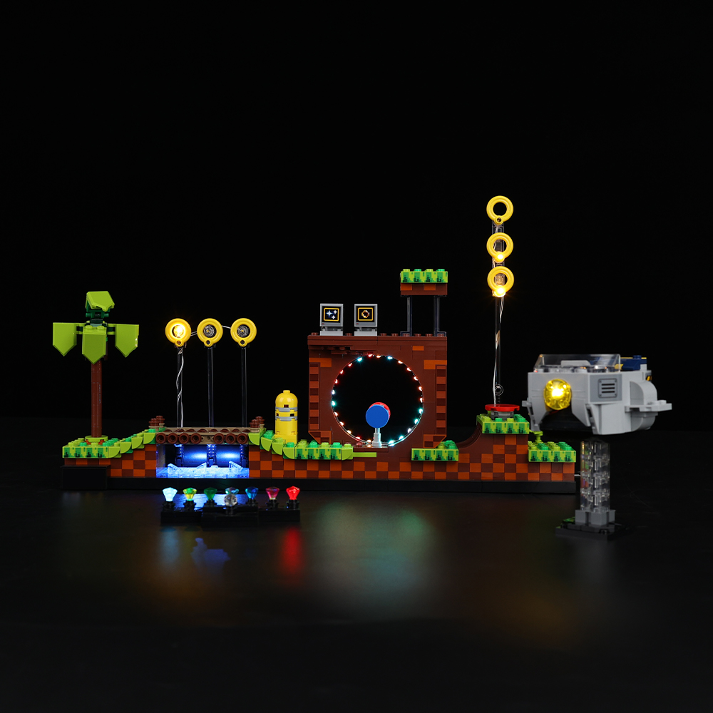 21331 소닉 더 헤지혹스 팝 게임 그린 힐 존 모델 - Model Kit Sonic 리뷰 및 가격