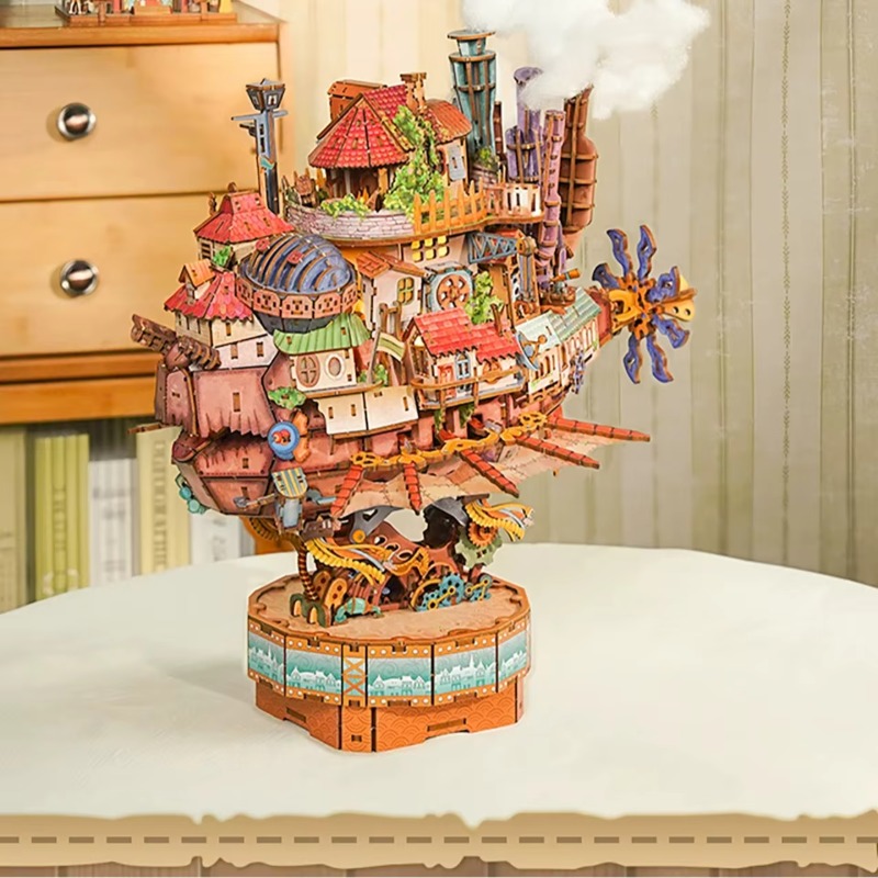 정품 여행선 하울의 움직이는 성 나무 퍼즐 빌딩 블록  - Model Kit Diorama 리뷰 및 가격